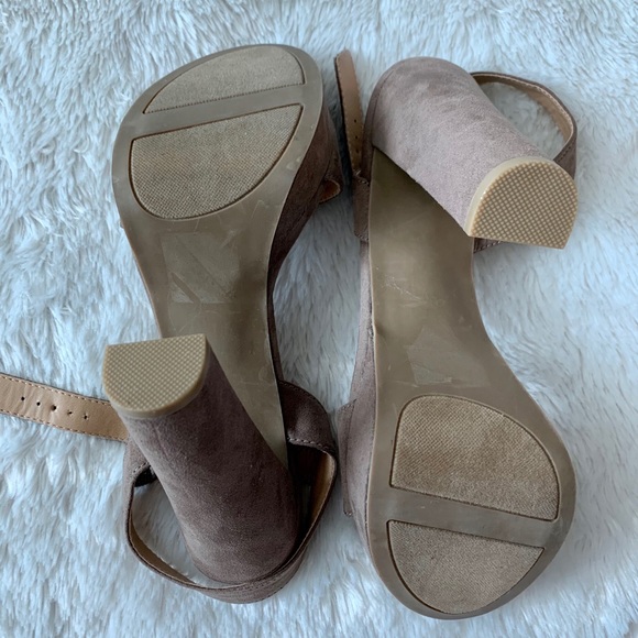 Lauren Conrad suede nude pumps - Picture 3 of 3